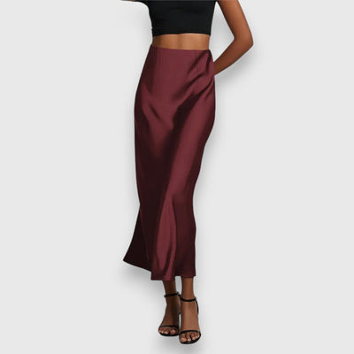 Norelle – Fließender Maxirock mit edlem Glanz