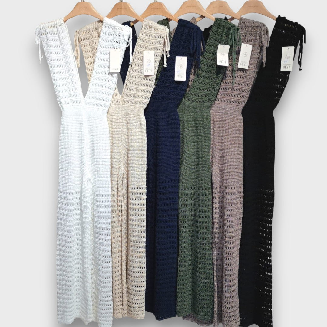 Isaline – Sommer-Jumpsuit mit Makramee-Details