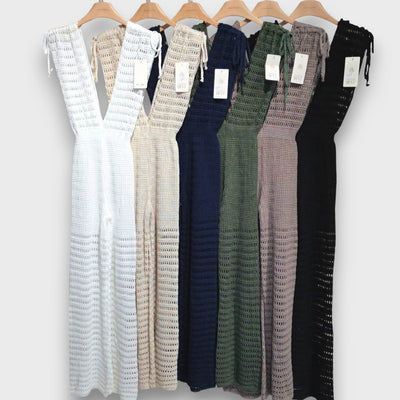 Isaline – Sommer-Jumpsuit mit Makramee-Details