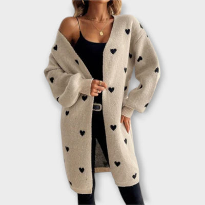 Julenne – Cardigan mit Herzmuster