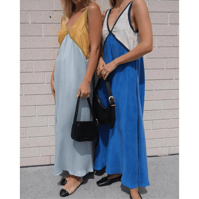 RENATA Elegantes V-Ausschnitt Kleid für alle Anlässe