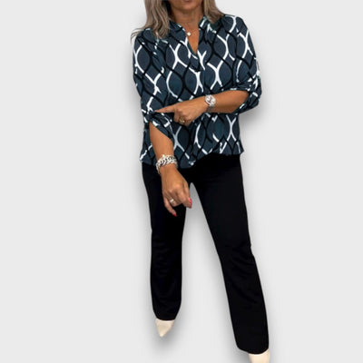 Sarelle – Bluse mit elegantem Muster