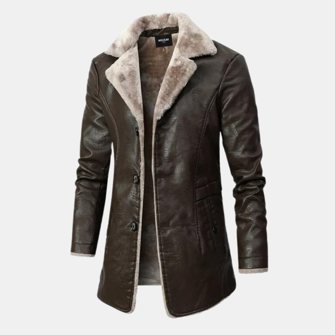 Evander | Herren Winter Lederjacke
