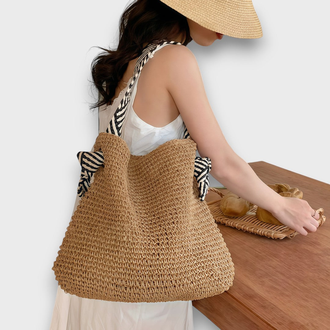 Noreli – Boho-Bag mit Struktur und Statement-Trägern