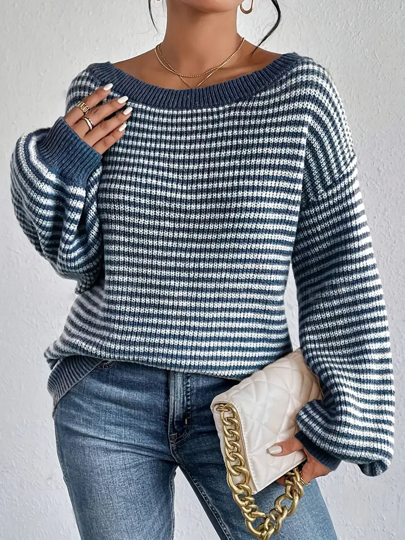 Athena - Strickpullover mit überschnittenen Schultern