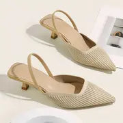 Chantalle - Summer Whisper, Elegante Damen-Slingback-Sandalen mit spitzem Zeh