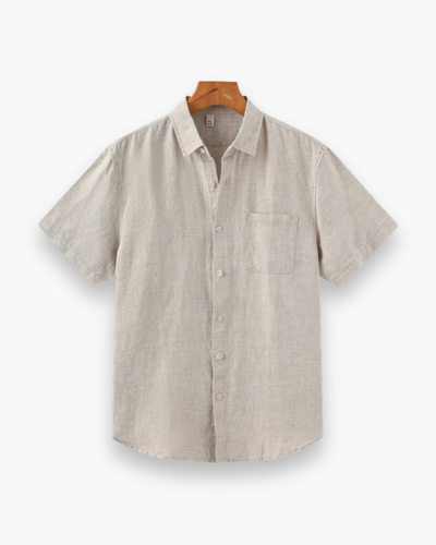 Herren Lässiges Kurzarmhemd | Atmungsaktiv für Sommer