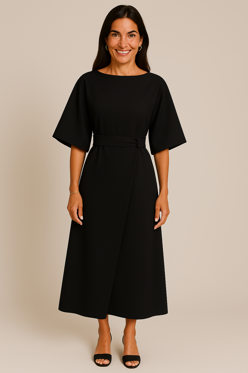 Watson™ - Zeitloser Maxi mit Laternenärmeln