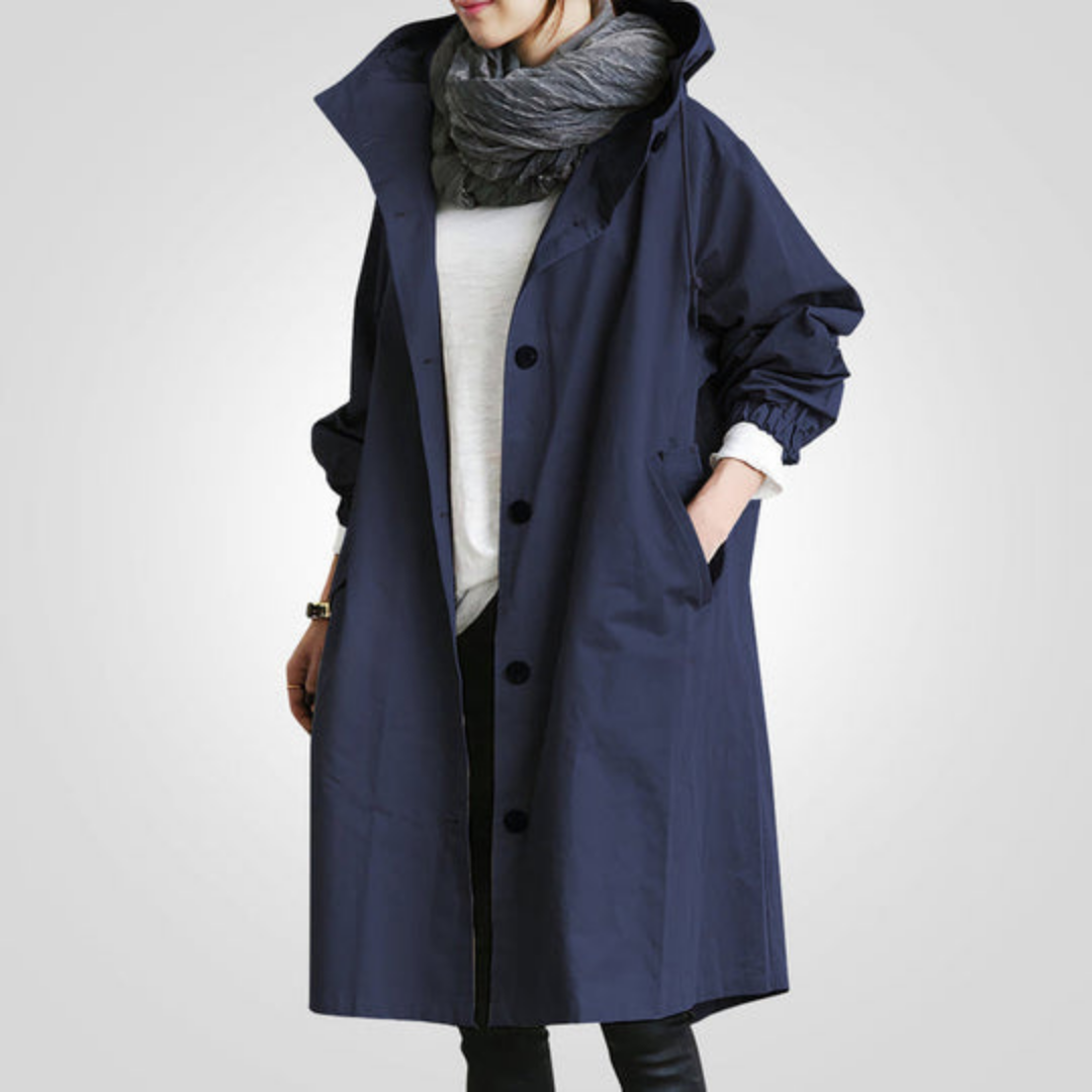 Regenjacke Damen Mit Knopfverschluss | Klassisch & Wetterfest