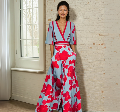 Lizzy - Elegantes Kleid mit Blumenmuster!