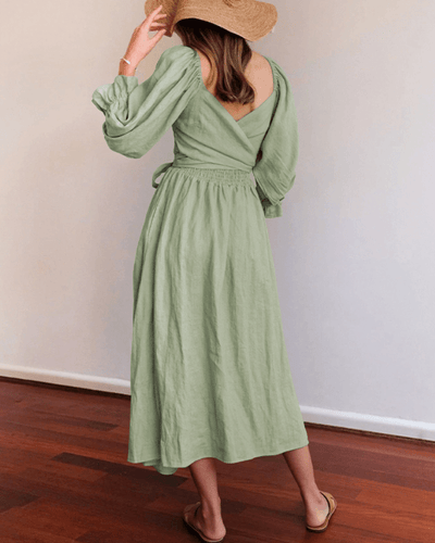 Tana | Elegantes französisches Kleid mit Rüschensleeves für einen schicken und sophistischen Look
