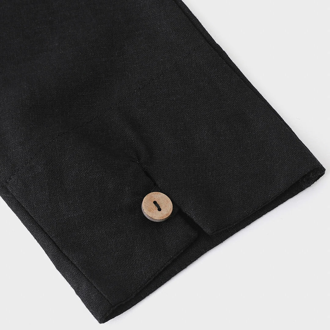 SIMON | Langarmhemd für Männer aus atmungsaktivem Baumwollstoff