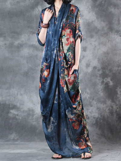 Devina | Lose geblümtes Kleid für den Sommerurlaub