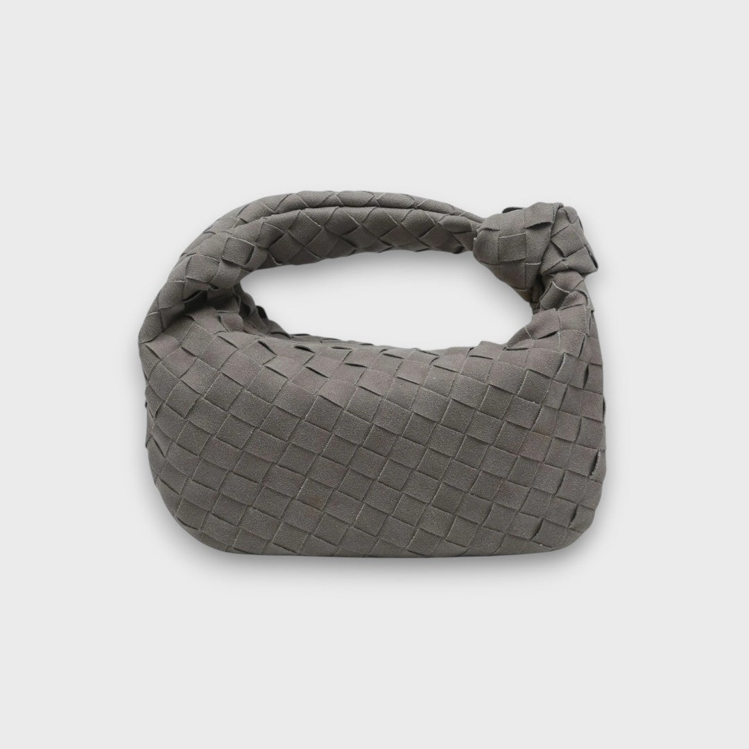 Soléa – Kleine Wildledertasche mit Knotenhenkel