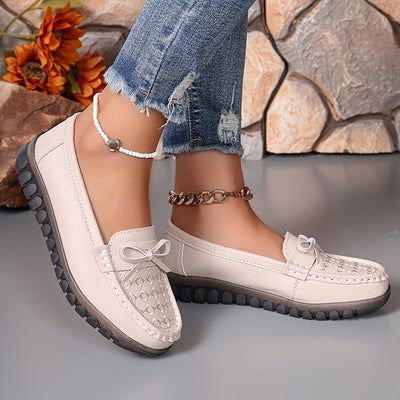 Loafer mit Schleifendeko – Bequeme & Rutschfeste Alltag & Freizeit