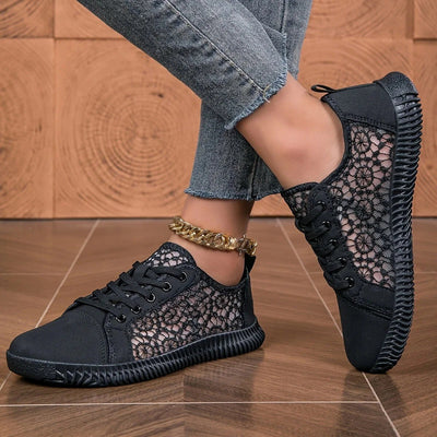 Damskie | Atmungsaktive Slip-On-Mokassins aus Mesh für Damen