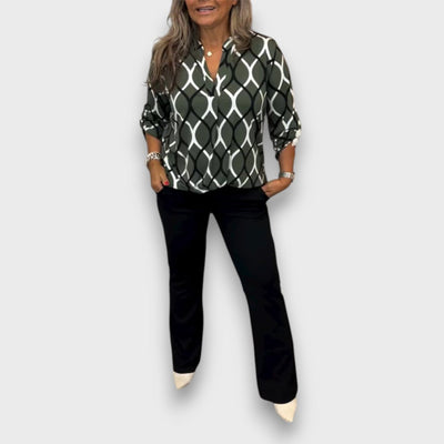 Sarelle – Bluse mit elegantem Muster