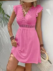 Florence | Women'S Summer V-Neck A-Line Dress