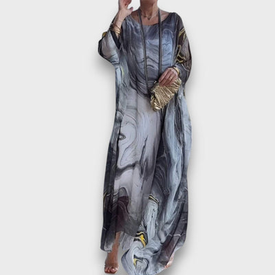 Marilou – Elegantes Chiffonkleid