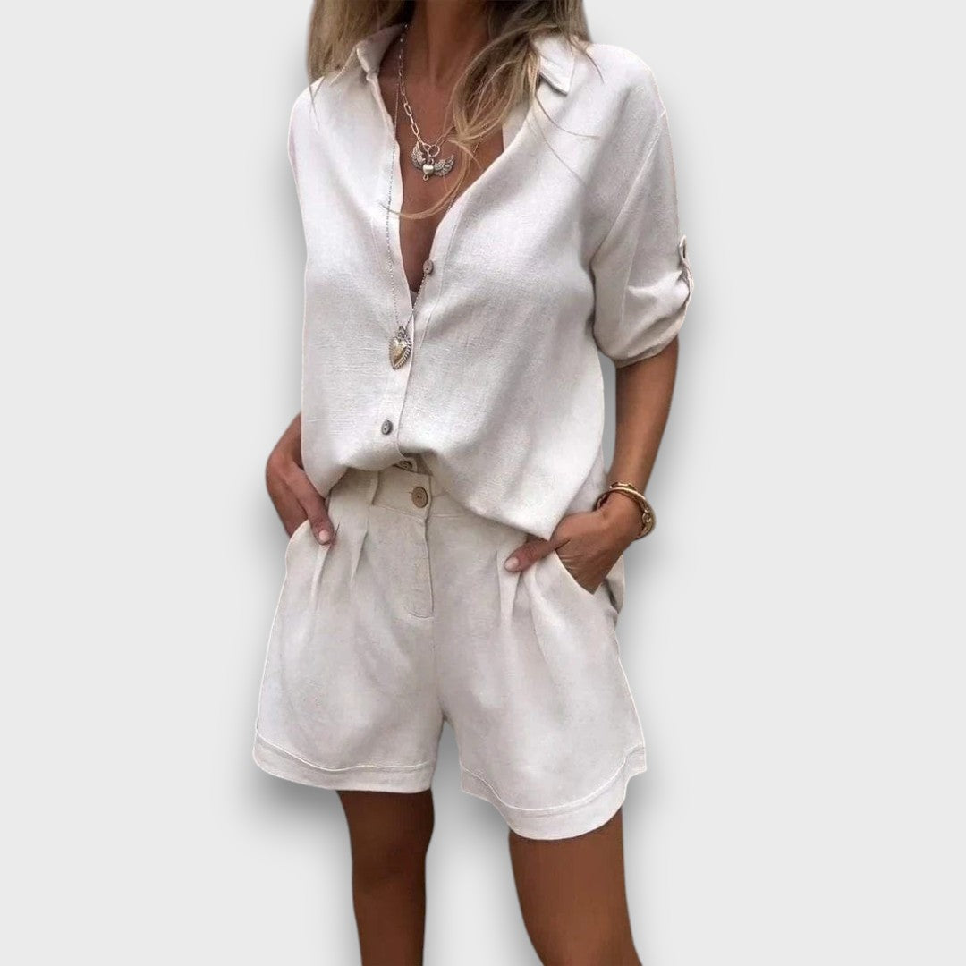 Pauline – Sommerlicher Zweiteiler mit zeitloser Eleganz