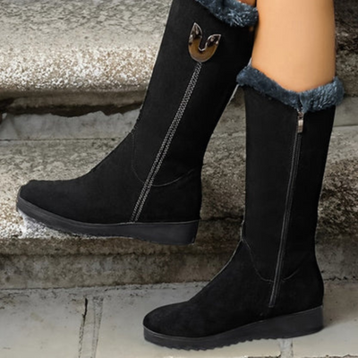 Isabella | Gefütterte Damen-Winterstiefel mit Profilsohle