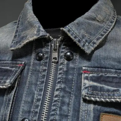 Salvatore | Herren Jeansjacke mit Komfortschnitt