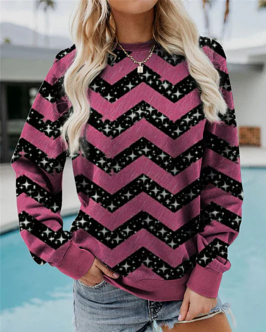 Tamara – lässiger, lockerer pullover mit rundhalsausschnitt