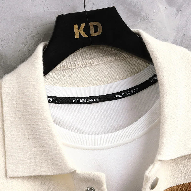 John Varsity Strickjacke mit sportlichem Look