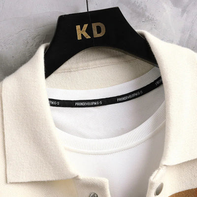 John Varsity Strickjacke mit sportlichem Look