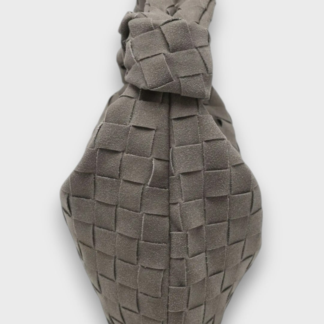 Soléa – Kleine Wildledertasche mit Knotenhenkel