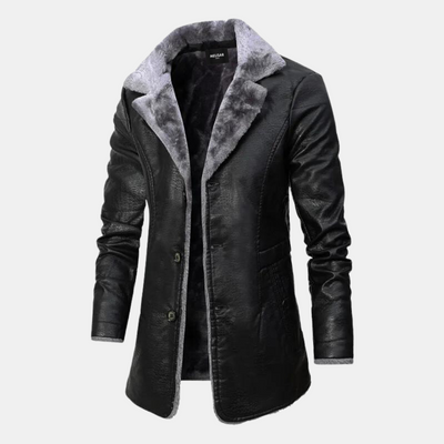 Evander | Herren Winter Lederjacke