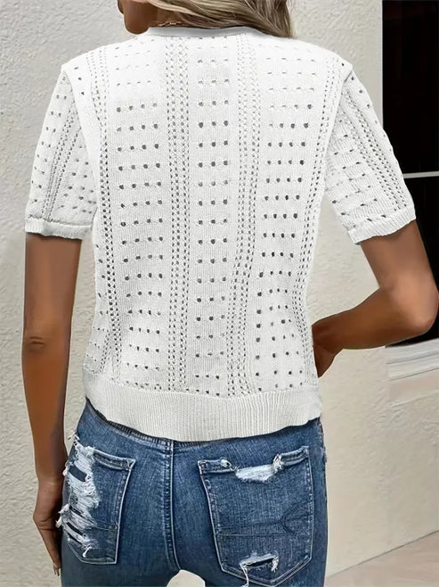 Mona - vielseitiger, bequemer, eleganter cardigan mit v-ausschnitt für damen