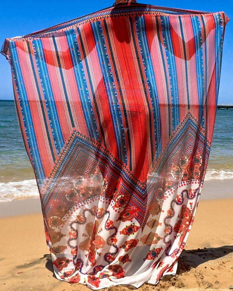 Lizzie® | Bikini-Set mit Batik-Schal