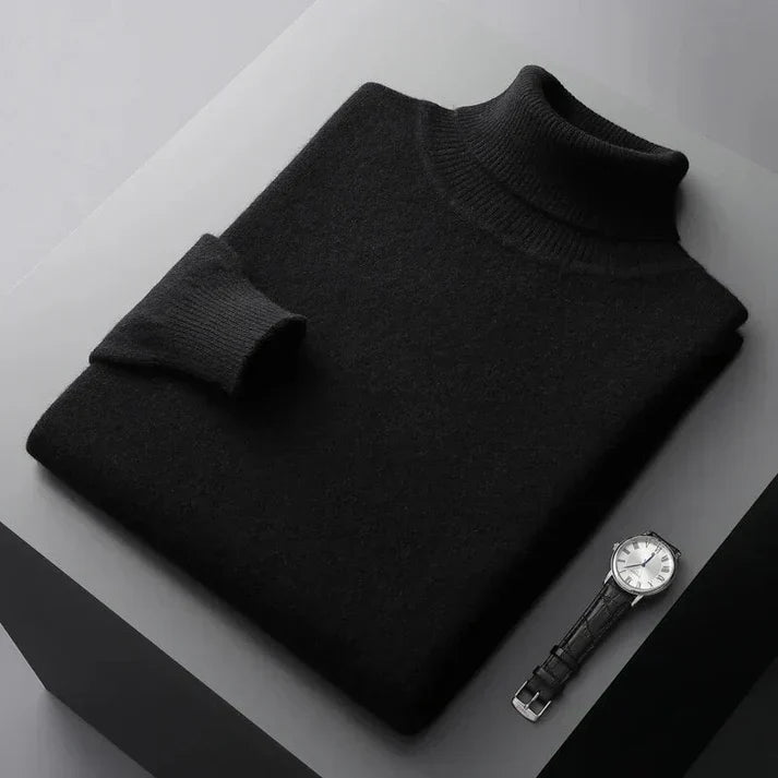 Rollkragenpullover Herren Klassisch | Schlichtes Design