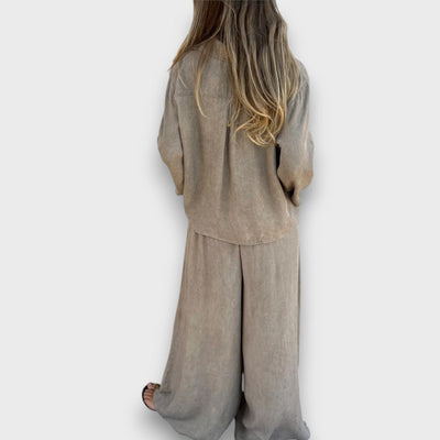 Soren – Zweiteiler mit Oversize-Hemd und weiter Hose