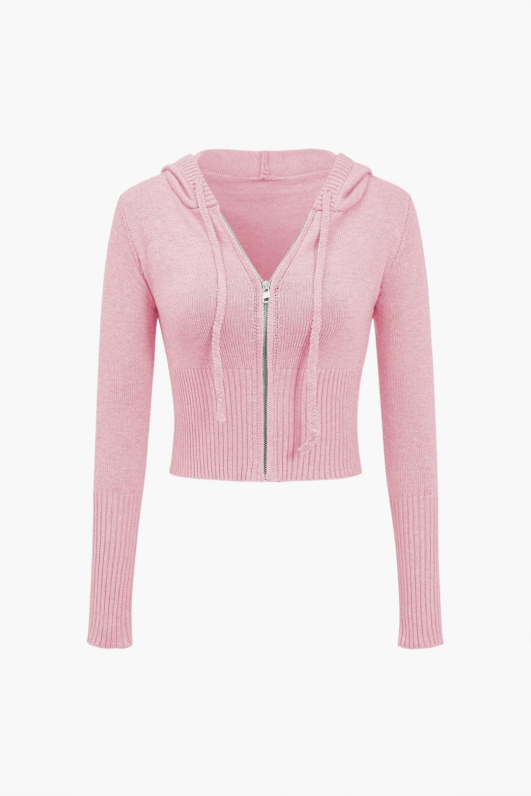 Ava | Strick-Set mit Kapuzenjacke & Schlaghose