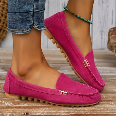 Loafer mit Metallelement – Bequeme Slip-On Schuhe, Leicht & Modisch