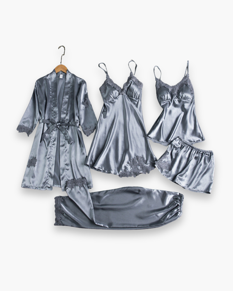 Damen Elegantes Schlafanzug Set | Komfortabel und Stilvoll