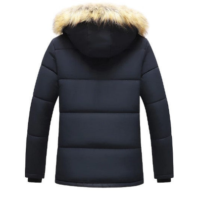 Winterjacke Herren Parka Warm | Abnehmbare Kapuze