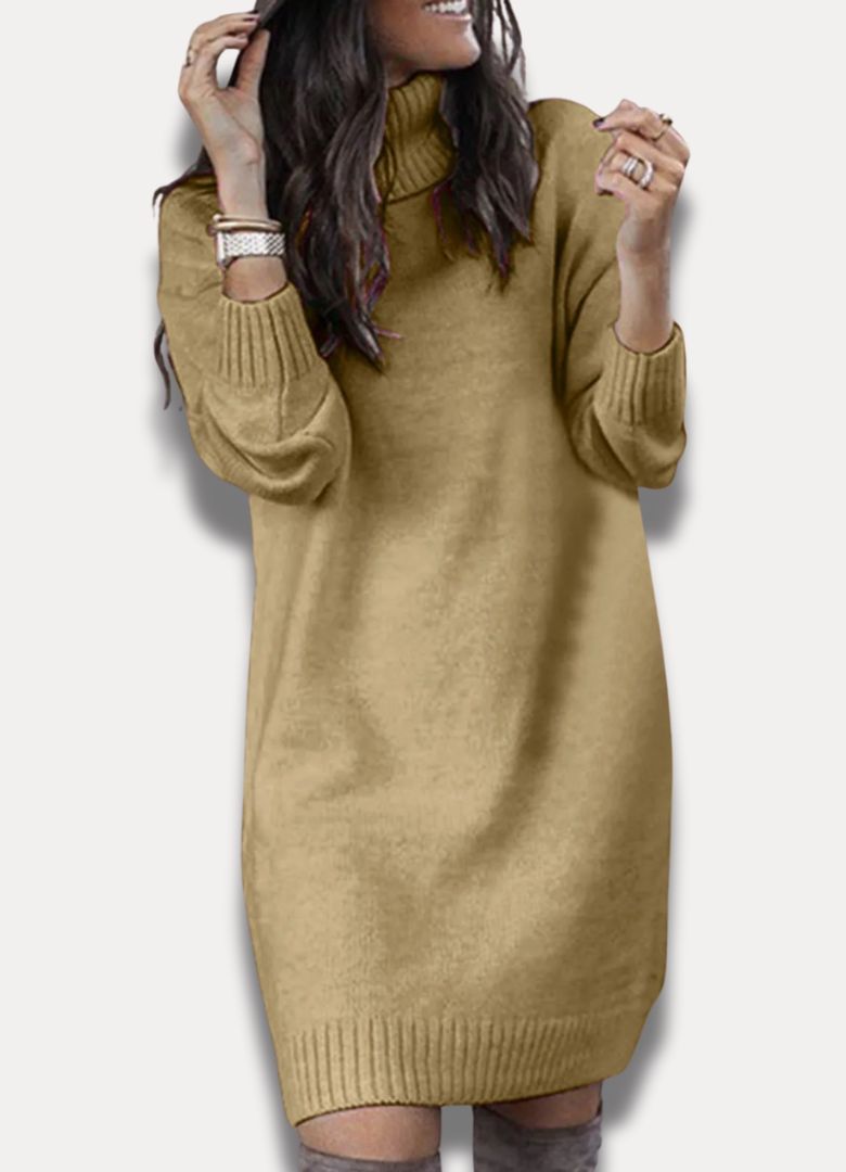 Marina | Warmer Strickpullover mit Rollkragenstil