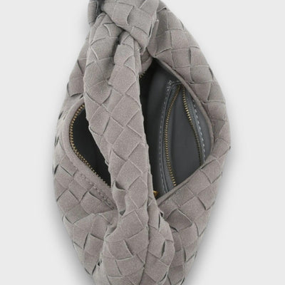 Soléa – Kleine Wildledertasche mit Knotenhenkel