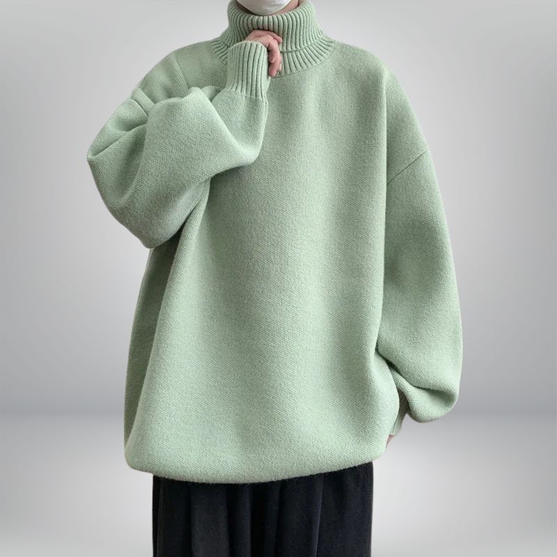 JACQUE ROLLKRAGENPULLOVER aus weichem Strickmaterial