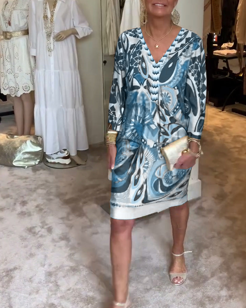 Mariane™ - Vintage Druckkleid