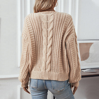 Diana | Pullover mit dezentem Musterdesign