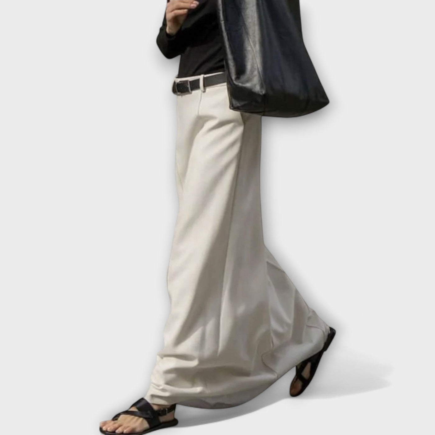 Marone – Weit geschnittene Hose mit moderner Leichtigkeit