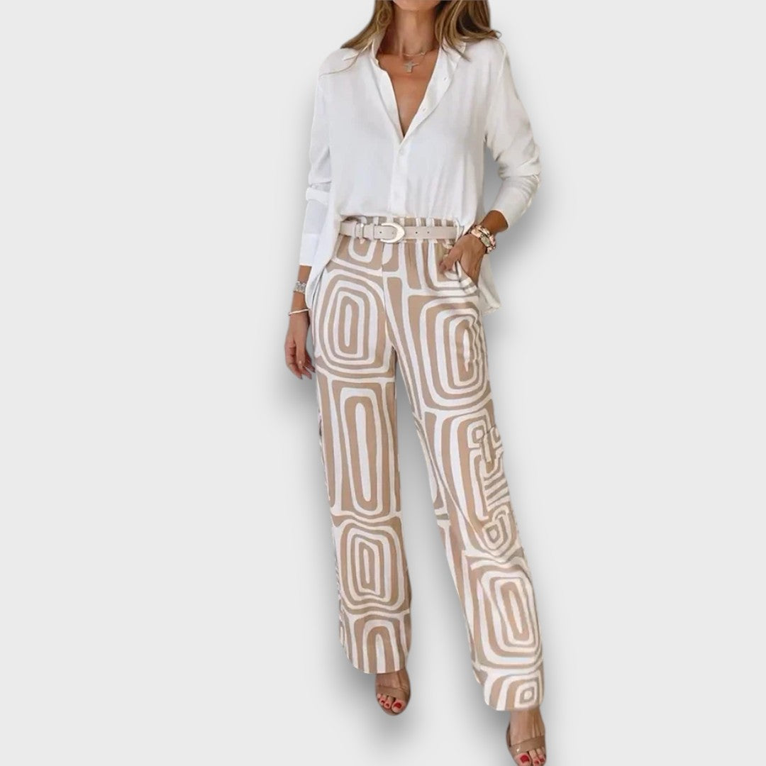 Vianne – Sommer-Set mit lockerer Hemdbluse