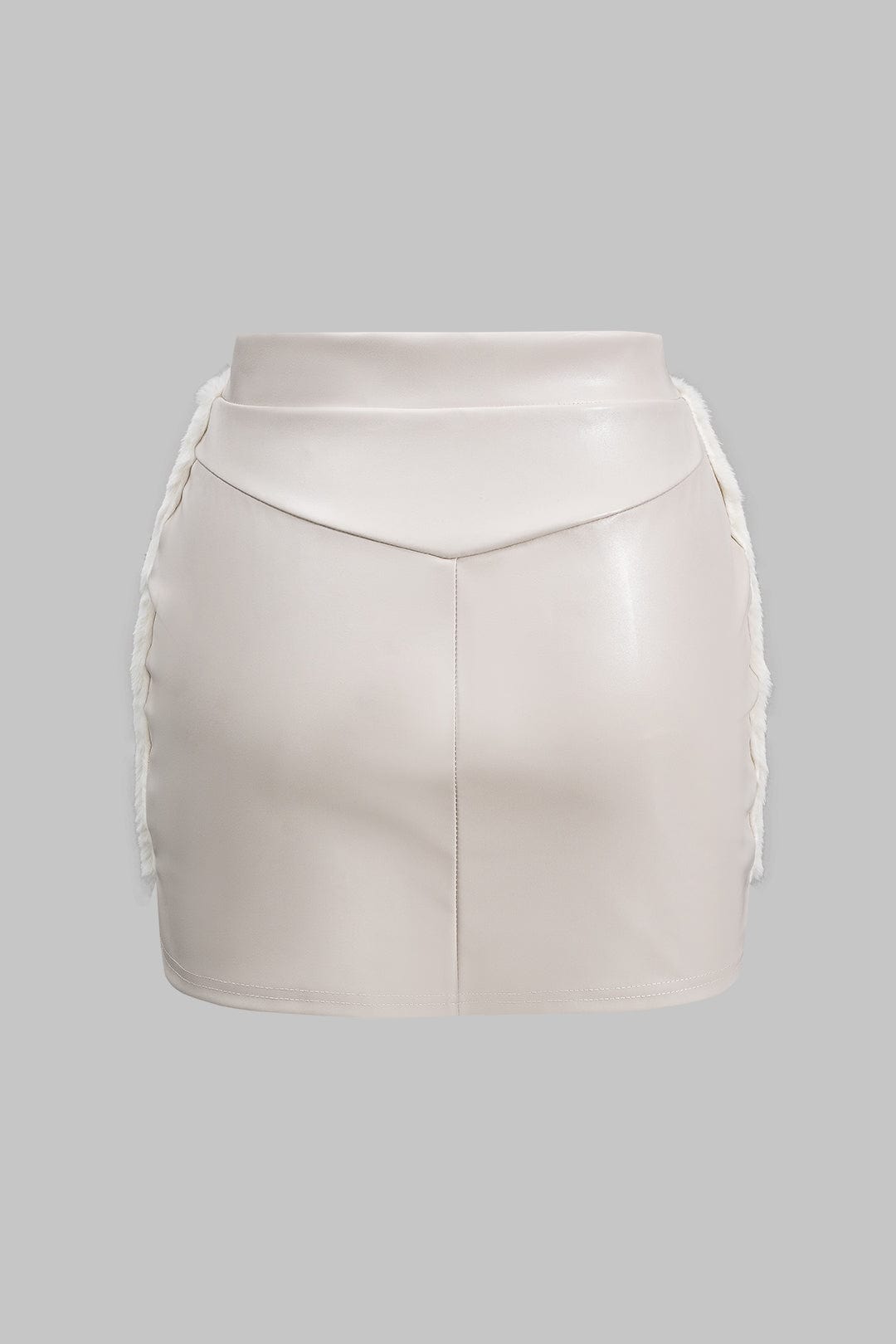 Antonia | Kunstleder-Set mit Kunstpelz-Details