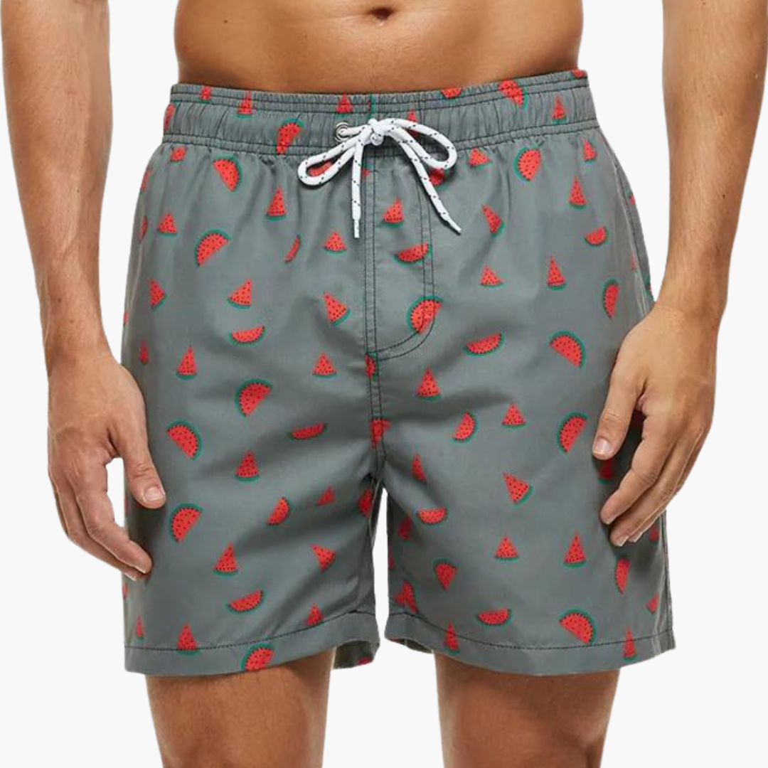 Badeshorts mit Innenslip - Herren Schwimmshorts schnell trocknend