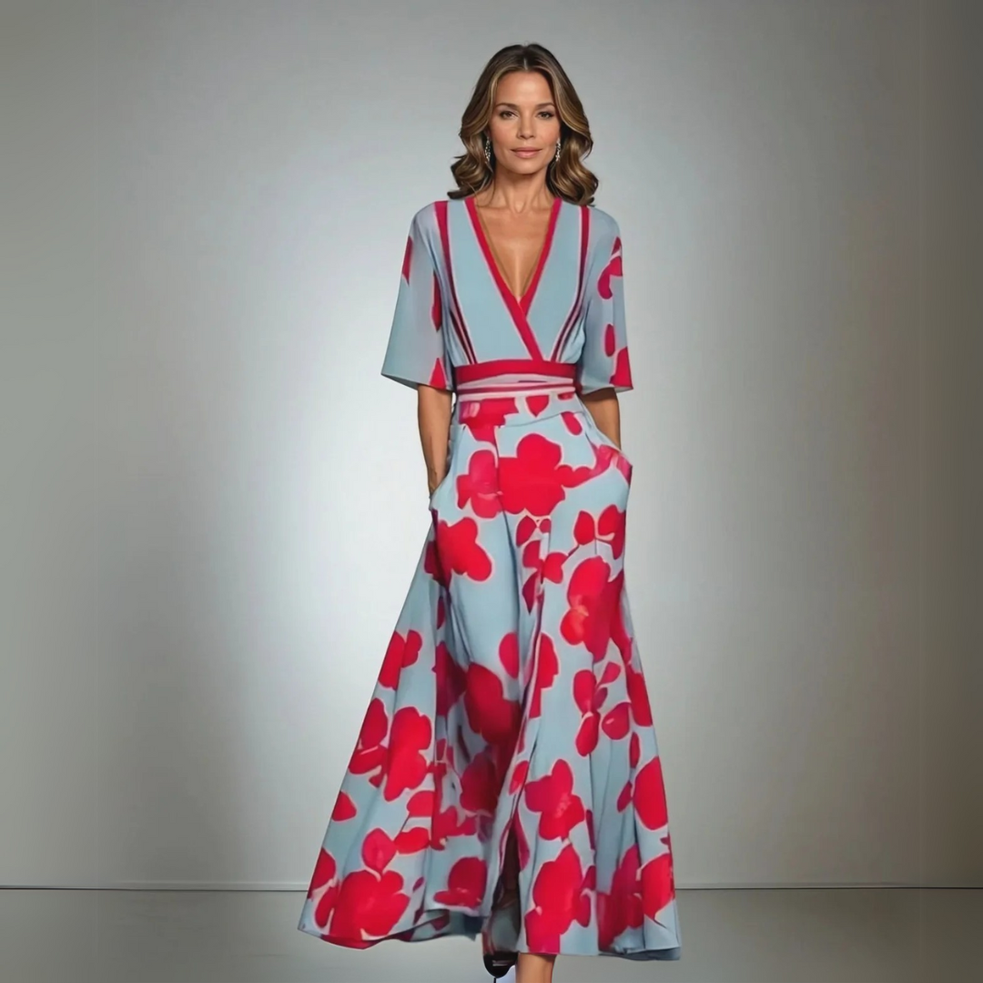 Lizzy - Elegantes Kleid mit Blumenmuster!