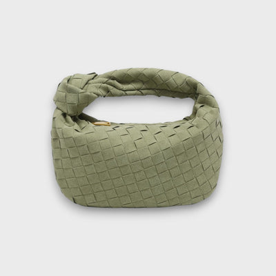 Soléa – Kleine Wildledertasche mit Knotenhenkel